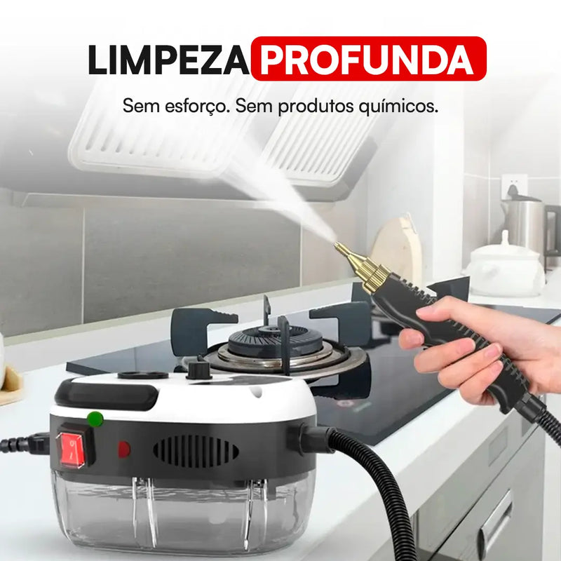 [LEVE 2 PAGUE 1] Limpador a Vapor Pressurizado Turbo - Limpeza Profunda