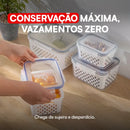 [LEVE 9 PAGUE 1] Kit Marmitas de Vidro Herméticas – ConservaGlass | ÚLTIMAS UNIDADES