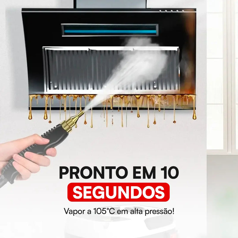 [LEVE 2 PAGUE 1] Limpador a Vapor Pressurizado Turbo - Limpeza Profunda
