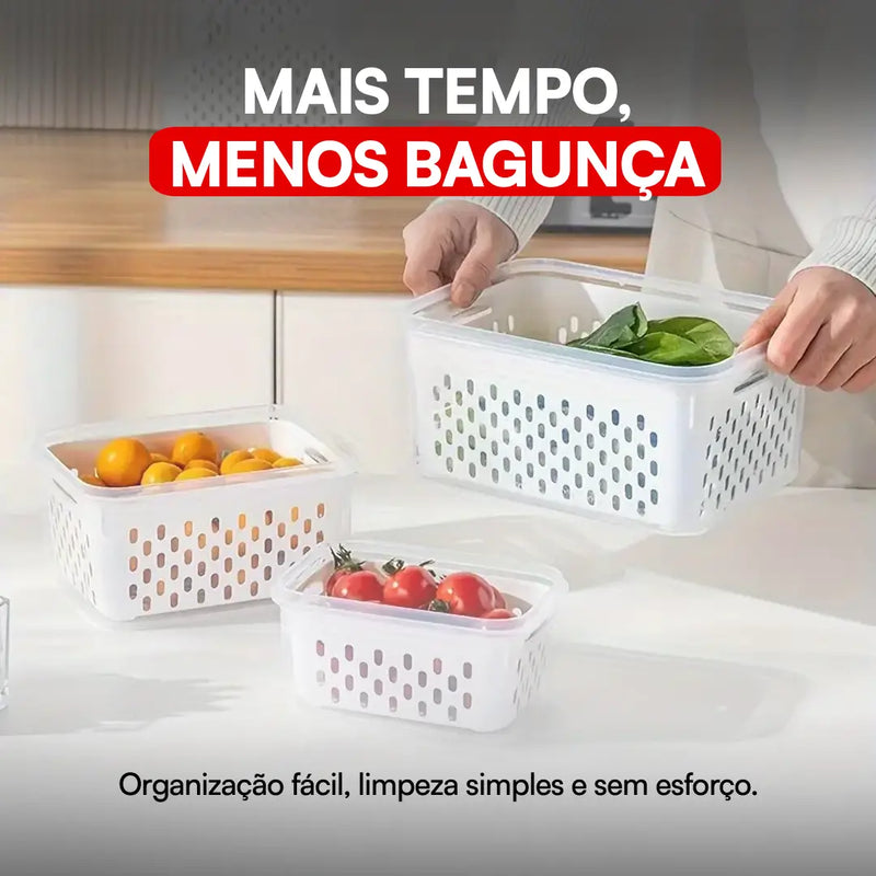 [LEVE 9 PAGUE 1] Kit Marmitas de Vidro Herméticas – ConservaGlass | ÚLTIMAS UNIDADES