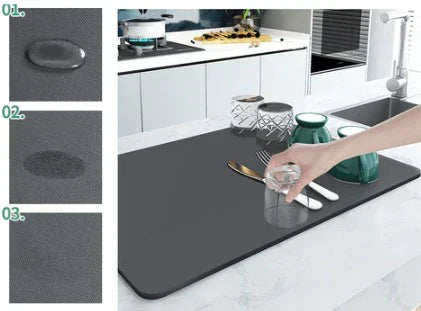 Tapete Escorredor de Louça de Microfibra